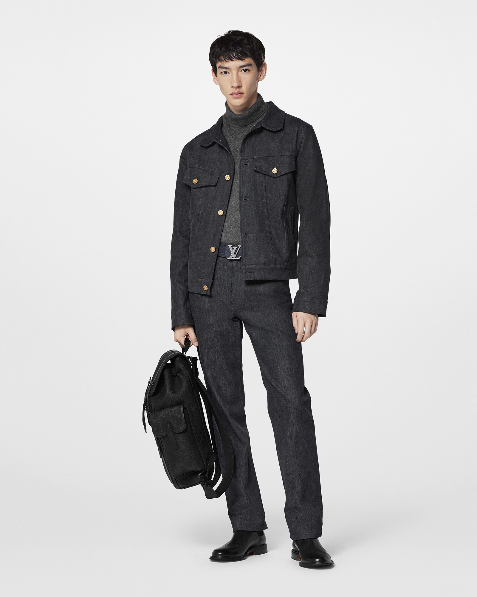 ベルト・LV ティルト リバース トリヨン 40MM トリヨン｜ルイ